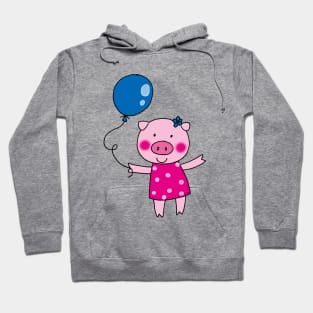 cute piggy girl Hoodie